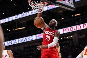 底薪福将？？奥科吉提上首发后火箭豪取四连胜未尝一败