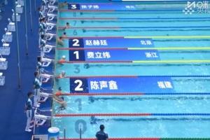 全运会男子800米自由泳预赛：费立纬、张展硕前二晋级