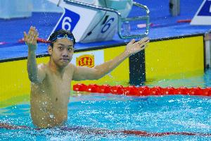 张展硕预赛第一晋级全运会游泳男子400混决赛，汪顺无缘决赛