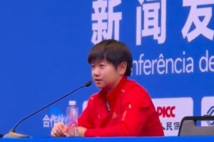 孙颖莎：我和曼昱一直存在着良性竞争，她现在是当今女乒最优秀的