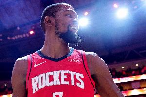 五大阵容！火箭战骑士先发：阿门、杜兰特、贾巴里、申京、亚当斯