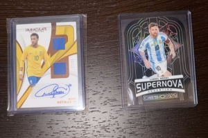 价值几何？埃利奥特社媒晒梅西、内马尔球星卡：GOAT