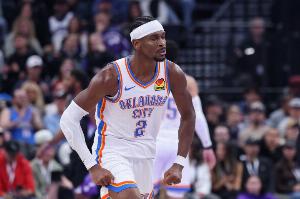 有点花了！雷霆首节39-18领先开拓者21分 亚历山大个人17分