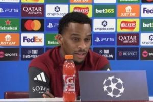 廷伯：阿森纳和拜仁都喜欢向对手施压 加布缺席我们必须站出来