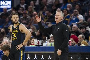 勇士输球后战绩为10胜10负 胜率跌回50% 暂列西部第八