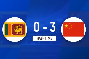 半场-赵松源传射邝兆镭、张旭尧破门 U16国足暂3-0斯里兰卡