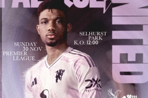 力争三分！曼联官推晒对阵水晶宫海报，阿玛德单人出镜