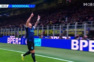 国米梦幻开局！劳塔罗抽射死角破门！巴斯托尼断球送助攻！