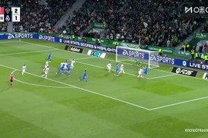 再度扳平！姆巴佩极限救球送助攻，贝林厄姆中路抢点破门